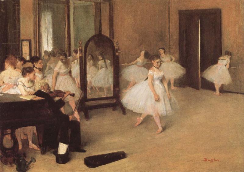 Edgar Degas The Dancing Class oil painting image
